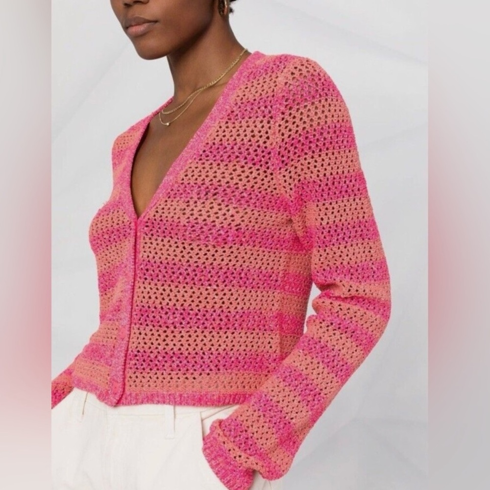 Rag & Bone 'Carson' Crochet Cardigan
